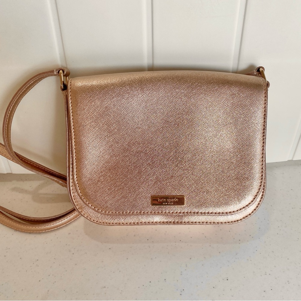 Kate Spade Rose Gold Metallic Crossbody
